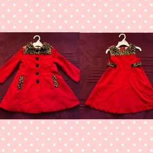 *DONATING IF NOT SOLD BY 10/29* Toddler girl dress and coat set 3T